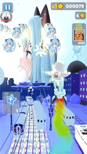 地铁跑酷猫羽雫版(图4)