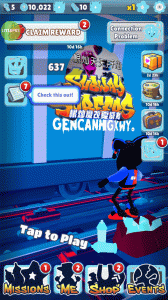 地铁跑酷根灿魔改夏威夷