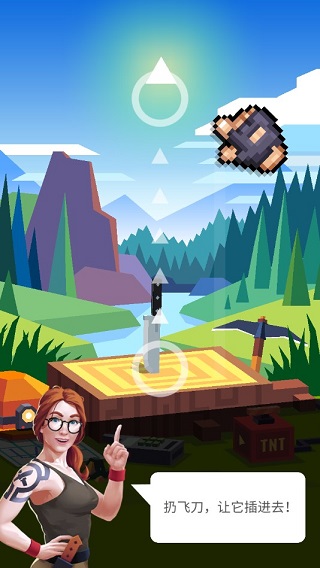 飞刀大挑战游戏(图1) 飞刀大挑战游戏(图1)